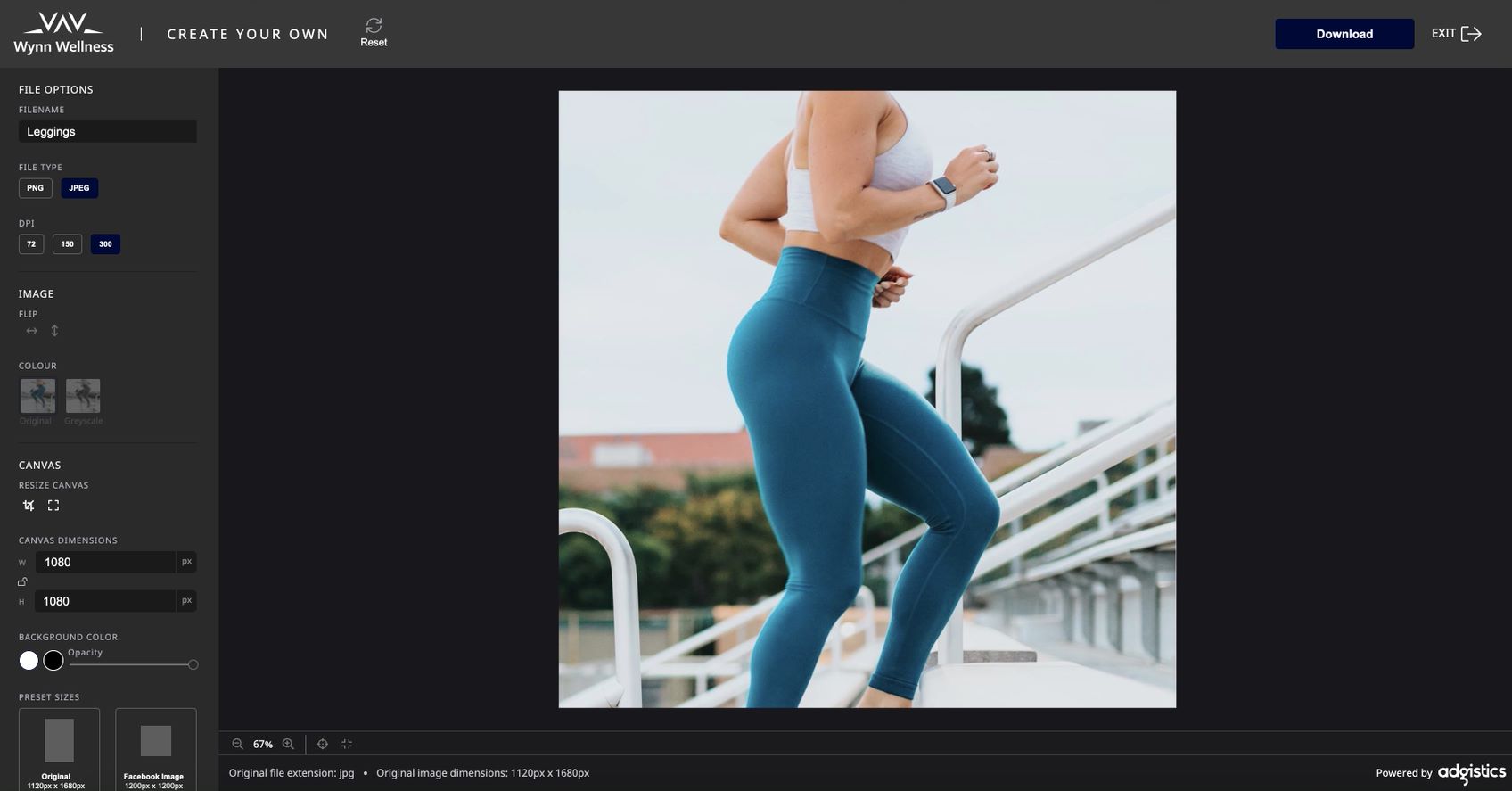 screenshot of Adgistics Brand Hub